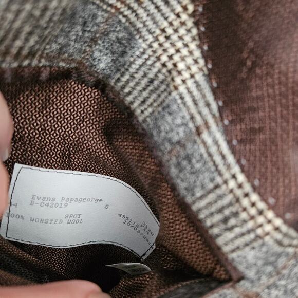 Hart Schaffner Marx Gray Plaid Blazer - Picture 11 of 14